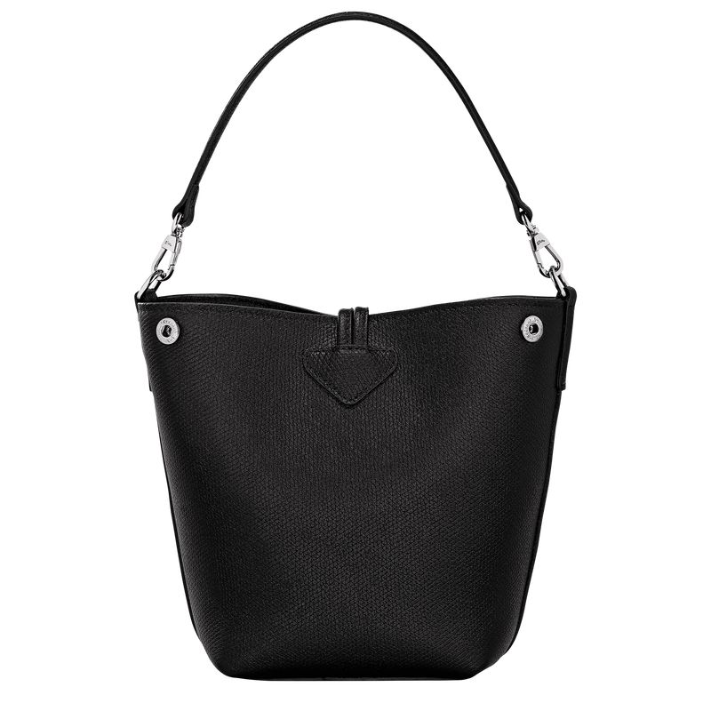 Black Longchamp Le Roseau Xs Women Bucket Bag | Ksa-467QHMPUF