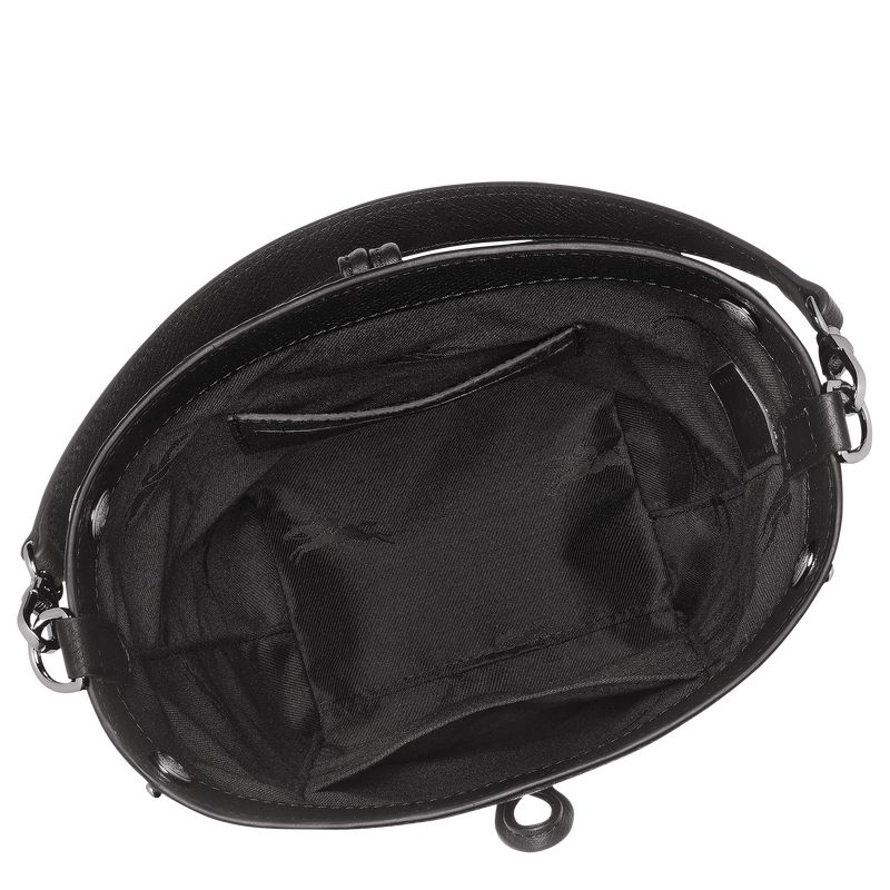 Black Longchamp Le Roseau Xs Women Bucket Bag | Ksa-467QHMPUF