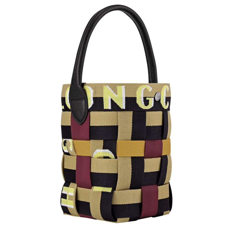 Black Longchamp Re-play Xs Women Bucket Bag | Ksa-681QZGSNT