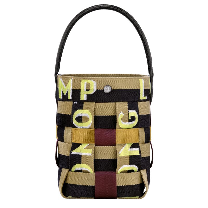 Black Longchamp Re-play Xs Women Bucket Bag | Ksa-681QZGSNT