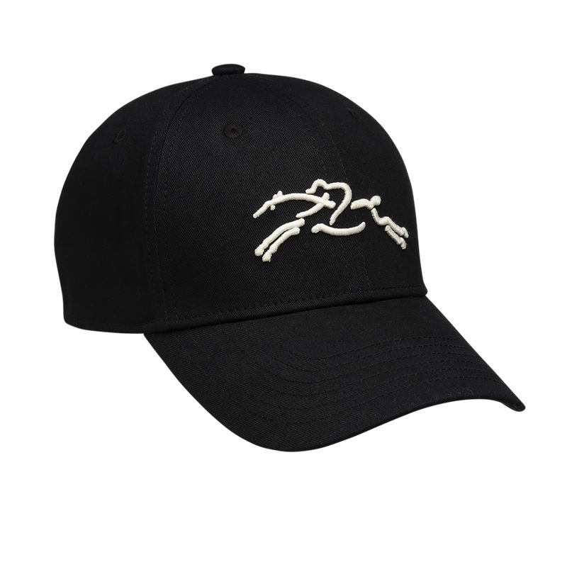 Black Longchamp Solid Women Cap | Ksa-079PWUYAQ