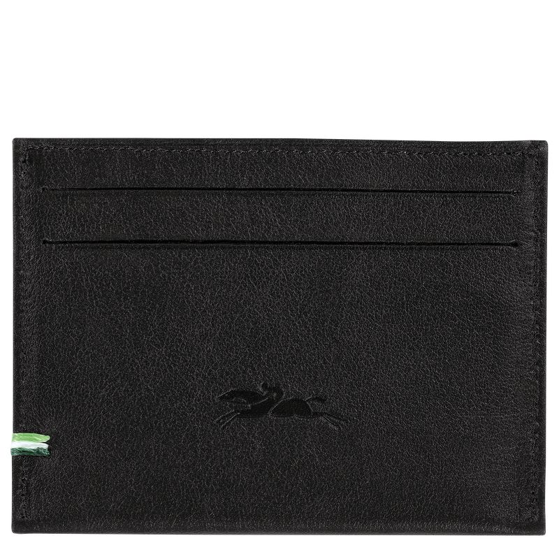Black Longchamp Sur Seine Men Card Holder | Ksa-594OPBRCQ
