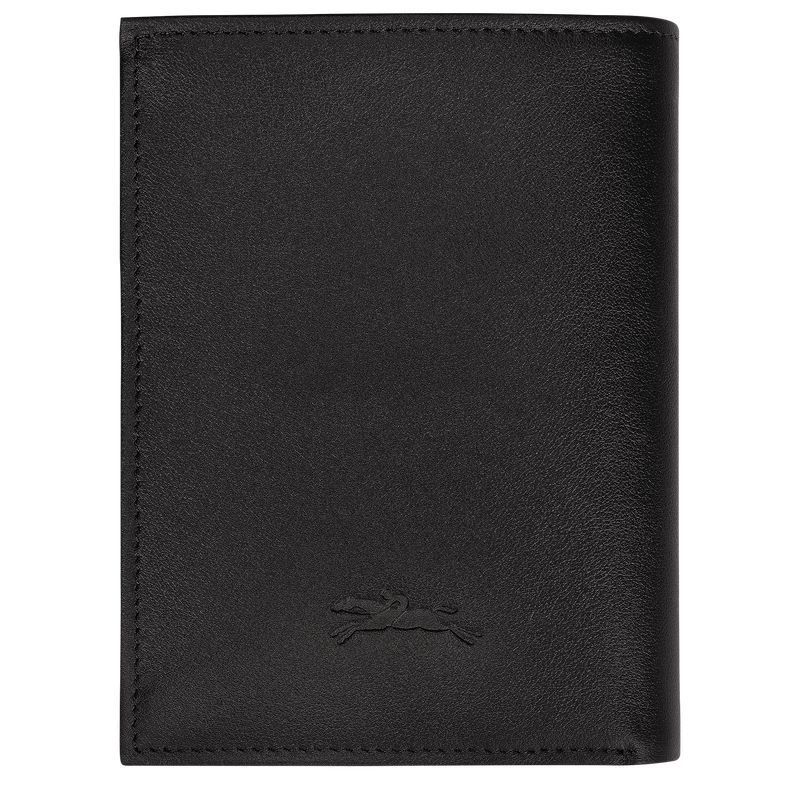 Black Longchamp Sur Seine Men Wallet | Ksa-928OQWRML