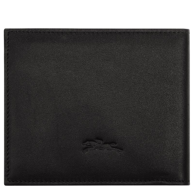 Black Longchamp Sur Seine Men Wallet | Ksa-286LHWFIP