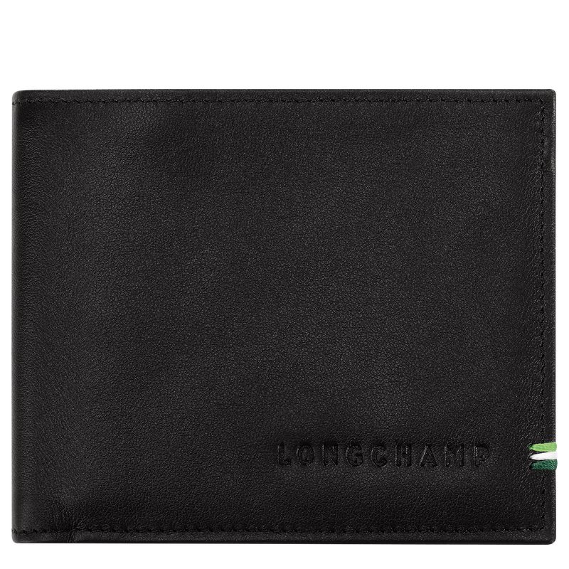 Black Longchamp Sur Seine Men Wallet | Ksa-286LHWFIP