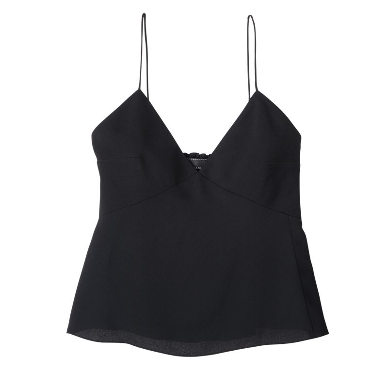 Black Longchamp Thin Strap Women Top | Ksa-271SLUBQR