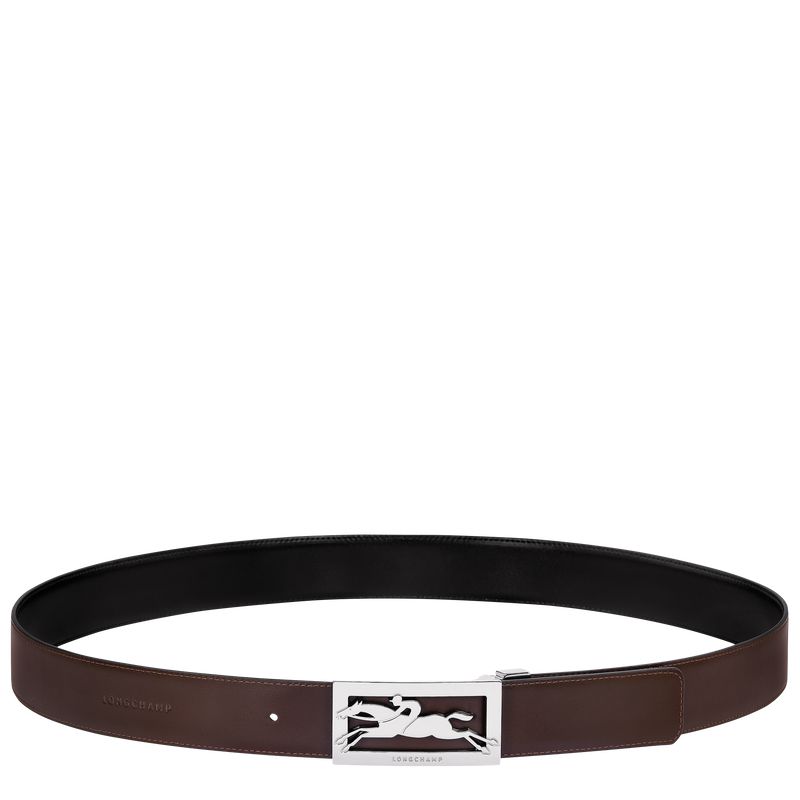 Black / Beige Longchamp Delta Box Men Belt | Ksa-235ZSYQNC