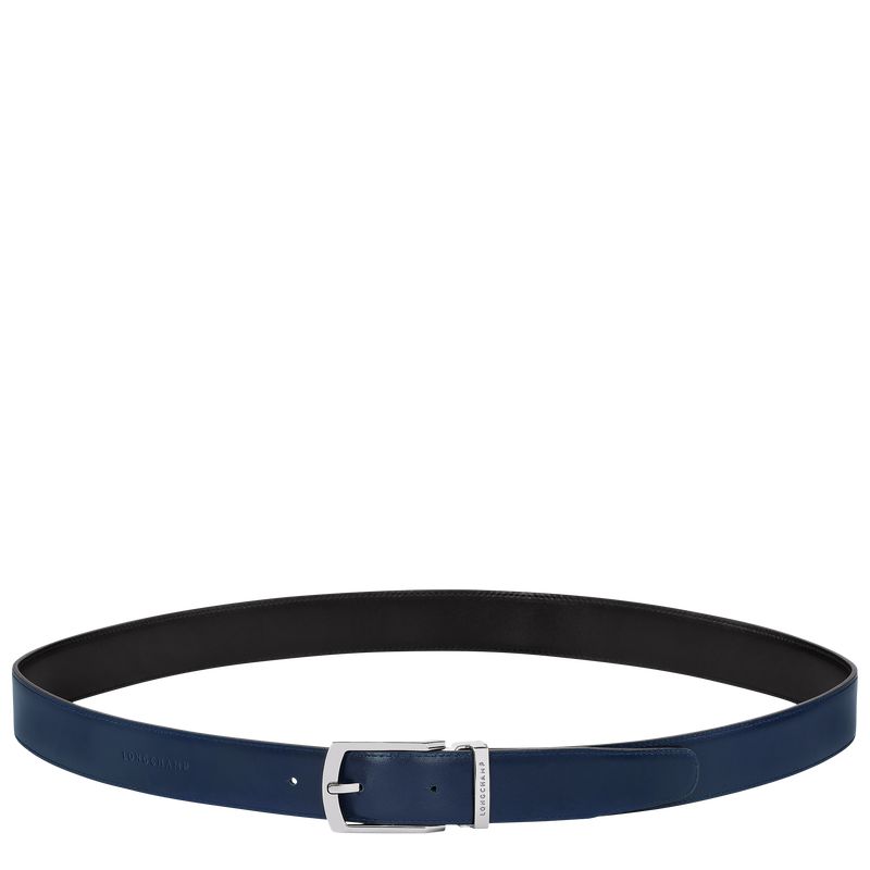 Black / Navy Longchamp Delta Box Men Belt | Ksa-907GBNOZT