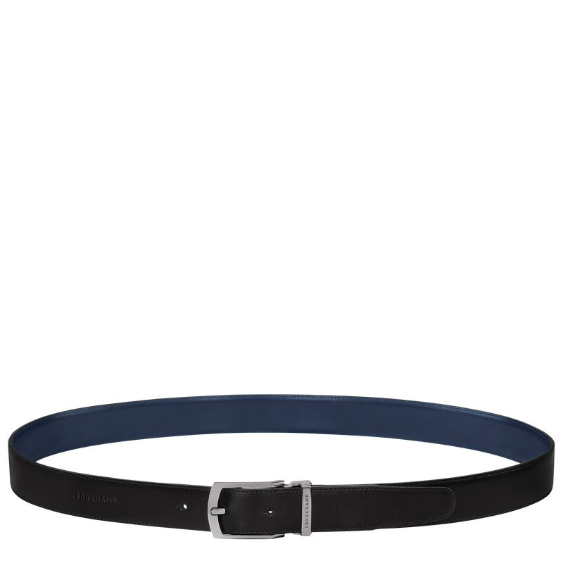 Black / Navy Longchamp Delta Box Men Belt | Ksa-907GBNOZT
