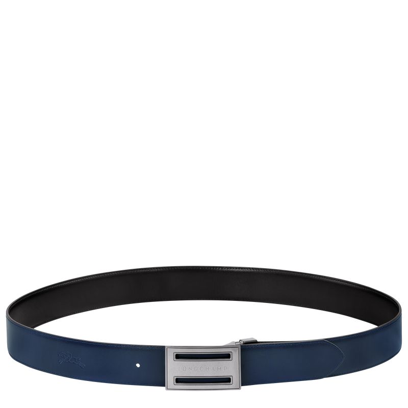 Black / Navy Longchamp Delta Box Men Belt | Ksa-759JWTGLR