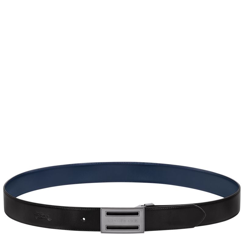 Black / Navy Longchamp Delta Box Men Belt | Ksa-759JWTGLR