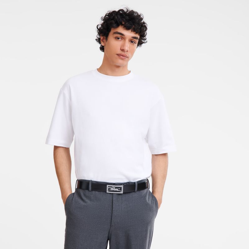 Black / Navy Longchamp Delta Box Men Belt | Ksa-854WESIHD