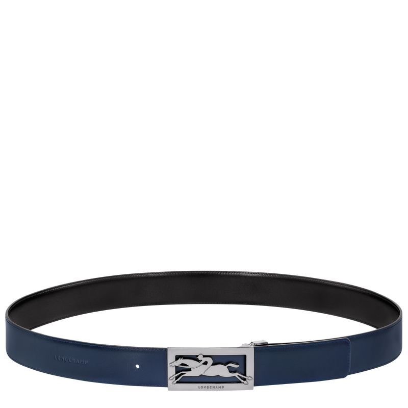 Black / Navy Longchamp Delta Box Men Belt | Ksa-854WESIHD