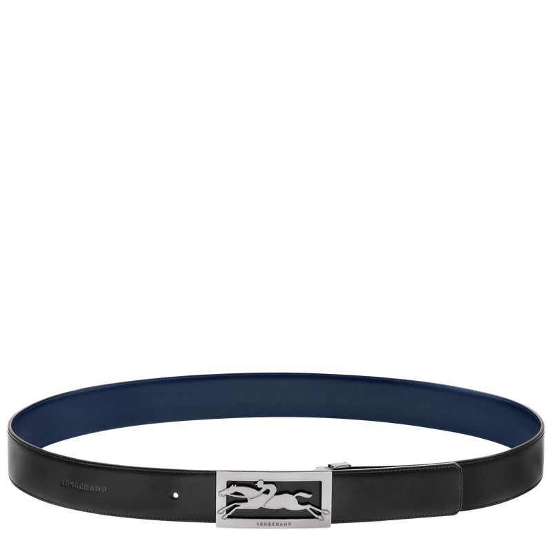 Black / Navy Longchamp Delta Box Men Belt | Ksa-854WESIHD