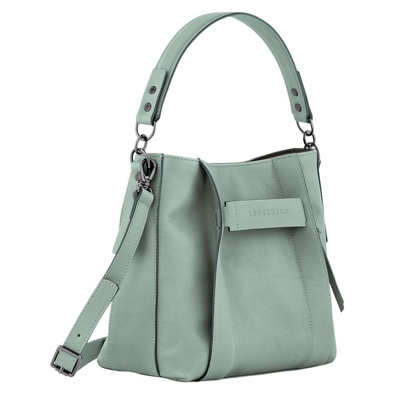Blue Green Longchamp 3D S Women Crossbody Bag | Ksa-857NKFGYL