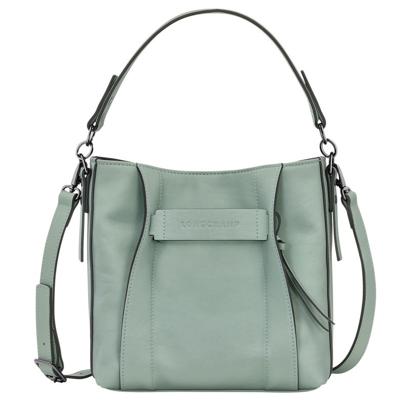 Blue Green Longchamp 3D S Women Crossbody Bag | Ksa-857NKFGYL
