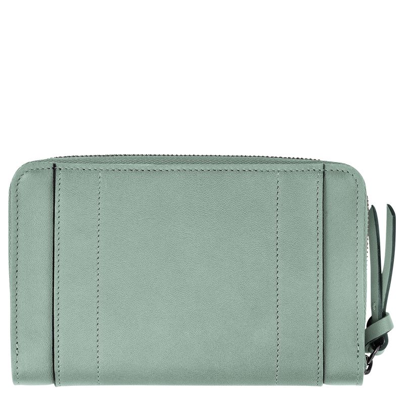 Blue Green Longchamp 3D Women Wallet | Ksa-894YEXVZH