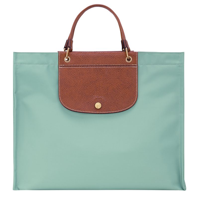Blue Green Longchamp Cabas L Women Tote Bag | Ksa-613CUOXSD