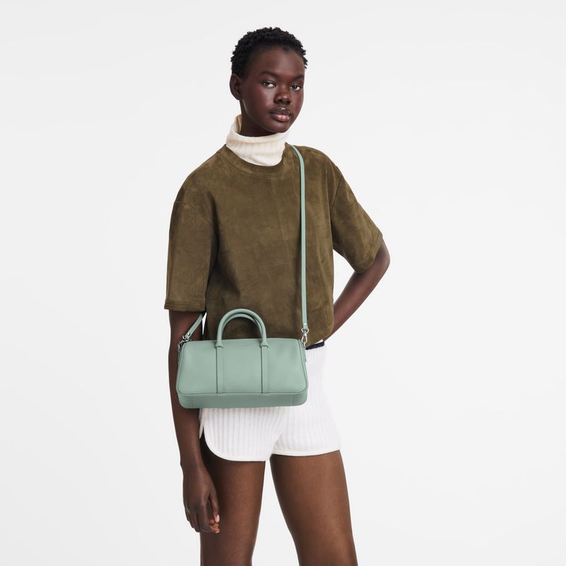 Blue Green Longchamp Daylong M Women Handbag | Ksa-562GVBJCH