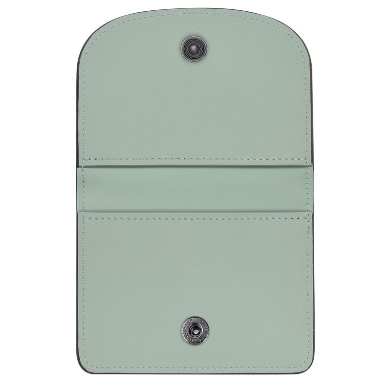 Blue Green Longchamp Le Pliage Xtra Men Card Holder | Ksa-587XMVQFA