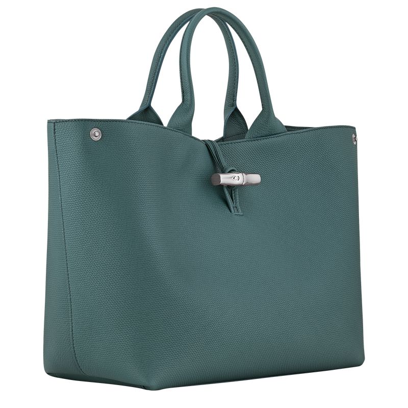 Blue Green Longchamp Le Roseau L Women Handbag | Ksa-817IUNXDQ
