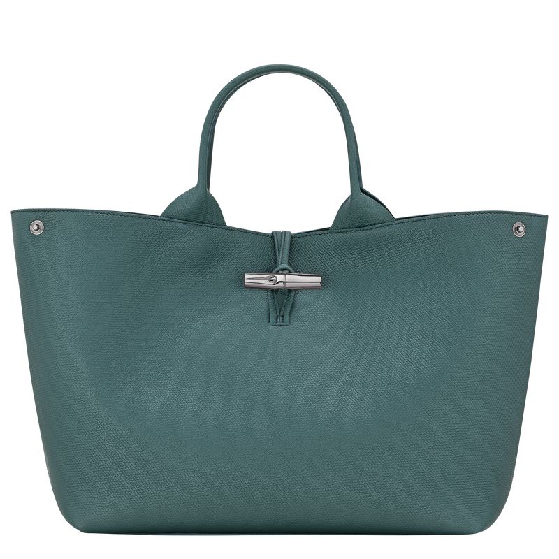 Blue Green Longchamp Le Roseau L Women Handbag | Ksa-817IUNXDQ