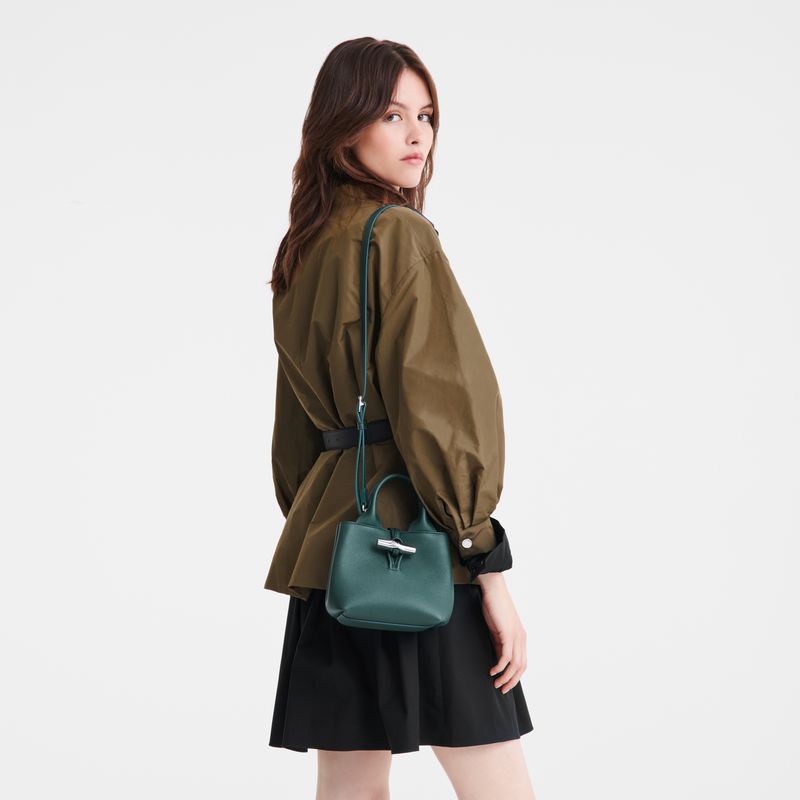 Blue Green Longchamp Le Roseau Xs Women Handbag | Ksa-254BLTDOE