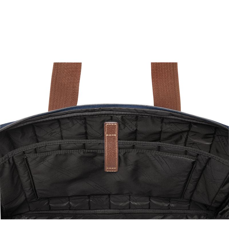 Blue Longchamp Boxford L Men Briefcase | Ksa-092CALHNT