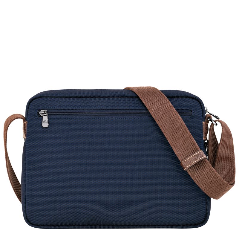 Blue Longchamp Boxford M Camera Men Crossbody Bag | Ksa-679HUNCSJ