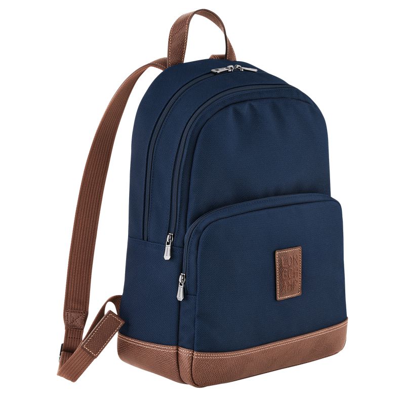Blue Longchamp Boxford Men Backpack | Ksa-258VONESK