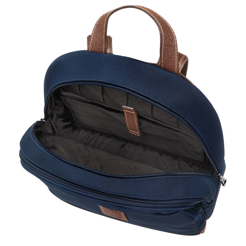 Blue Longchamp Boxford Men Backpack | Ksa-258VONESK