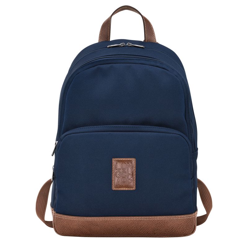 Blue Longchamp Boxford Men Backpack | Ksa-258VONESK