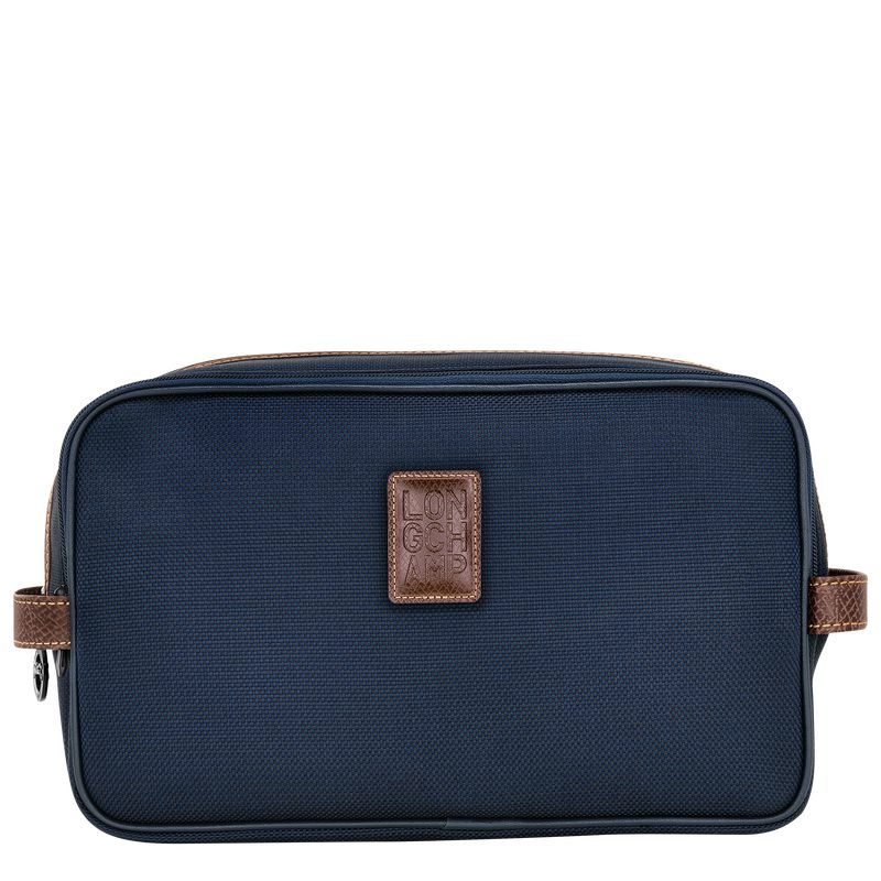 Blue Longchamp Boxford Men Toiletry Bags | Ksa-763PKDNMW