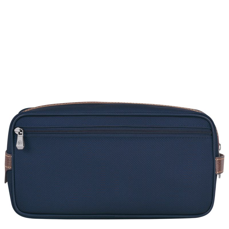 Blue Longchamp Boxford Men Toiletry Bags | Ksa-536QXLZWF
