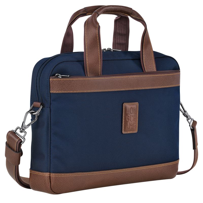Blue Longchamp Boxford S Men Briefcase | Ksa-823GFJLIV
