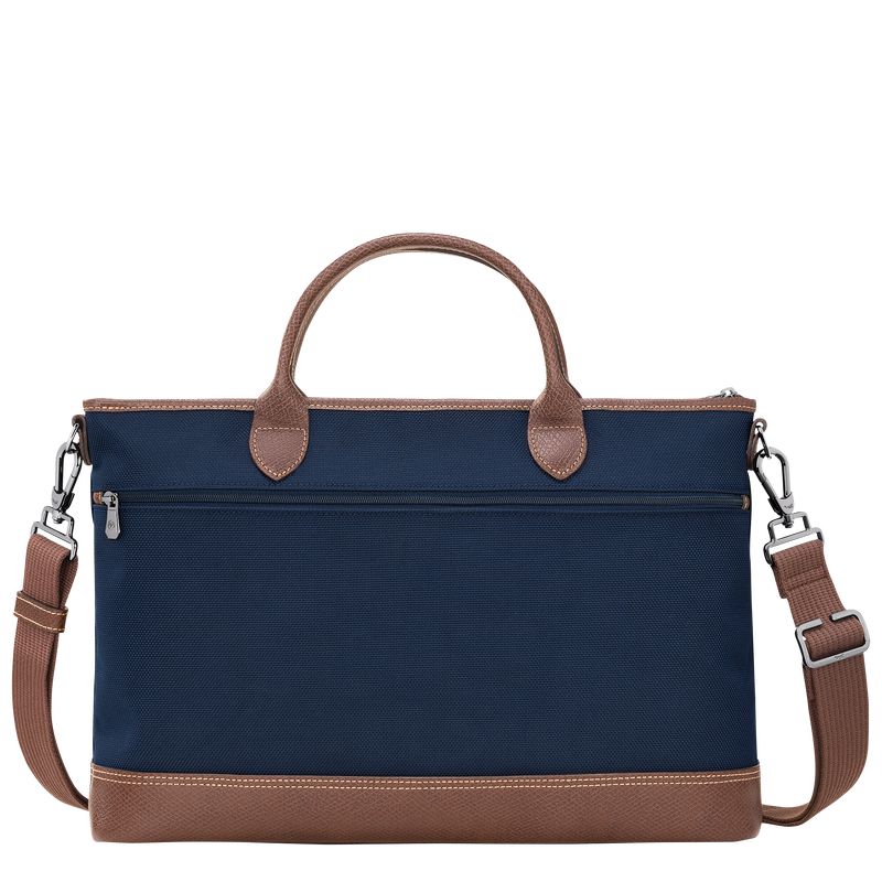 Blue Longchamp Boxford S Men Briefcase | Ksa-847KCYLRE