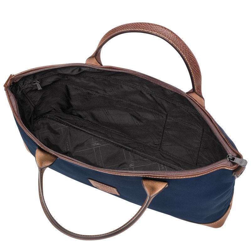 Blue Longchamp Boxford S Men Briefcase | Ksa-847KCYLRE