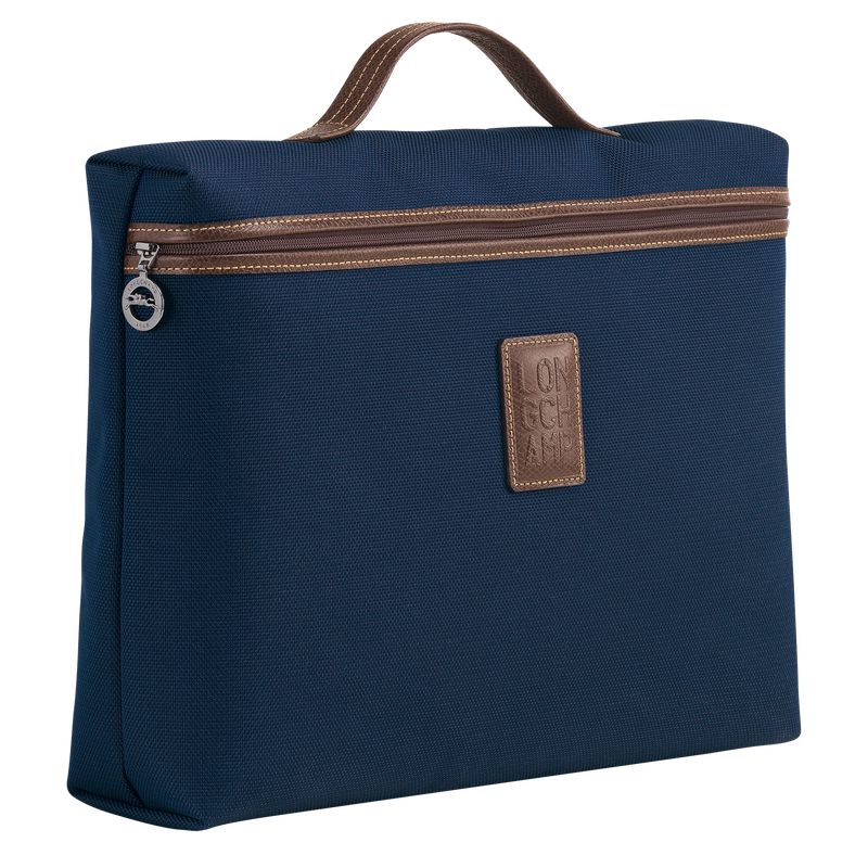 Blue Longchamp Boxford S Men Briefcase | Ksa-270NKYDEM