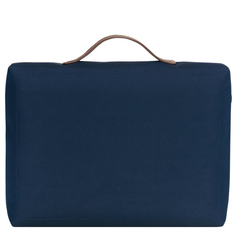 Blue Longchamp Boxford S Men Briefcase | Ksa-270NKYDEM