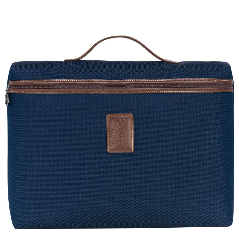 Blue Longchamp Boxford S Men Briefcase | Ksa-270NKYDEM