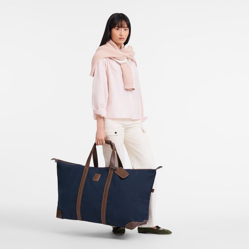 Blue Longchamp Boxford Xl Men Travel Bag | Ksa-720QLCEPM
