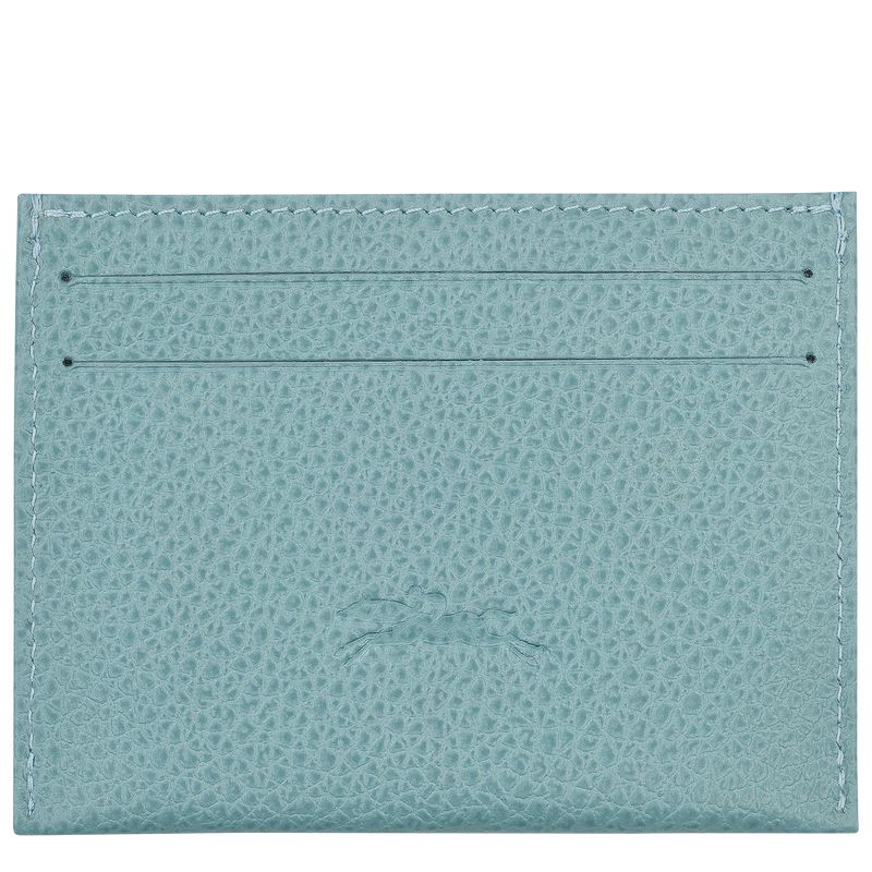 Blue Longchamp Le Foulonné Men Card Holder | Ksa-549CLQAKH