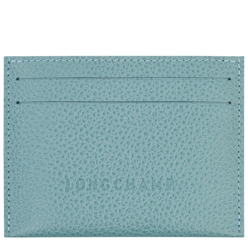 Blue Longchamp Le Foulonné Men Card Holder | Ksa-549CLQAKH