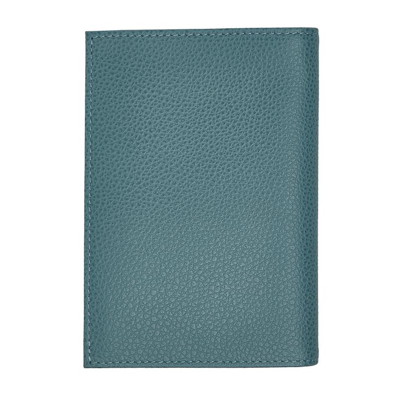 Blue Longchamp Le Foulonné Men Passport Holder | Ksa-346RSGPCD