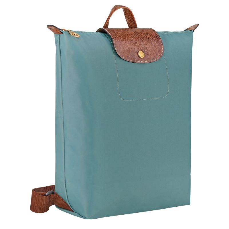 Blue Longchamp Le Pliage Original M Women Backpack | Ksa-856UOBNES