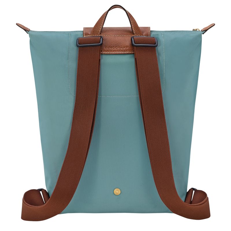 Blue Longchamp Le Pliage Original M Women Backpack | Ksa-856UOBNES