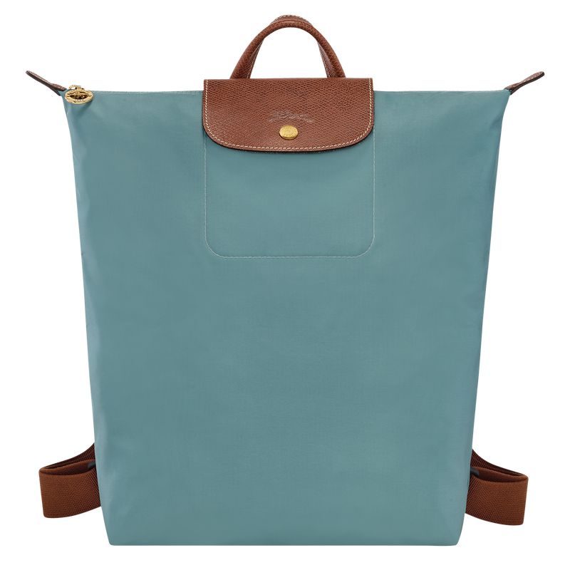 Blue Longchamp Le Pliage Original M Women Backpack | Ksa-856UOBNES