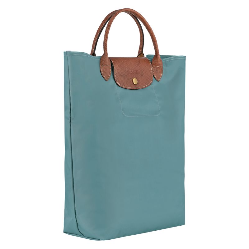 Blue / Brown Longchamp Le Pliage Original M Men Tote Bag | Ksa-610PUFLTG