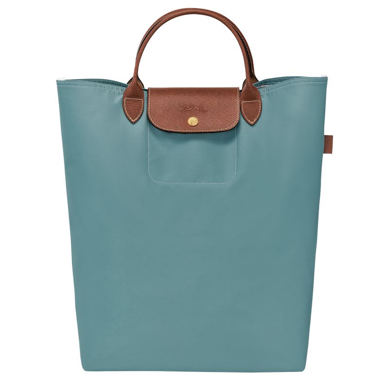 Blue / Brown Longchamp Le Pliage Original M Men Tote Bag | Ksa-610PUFLTG