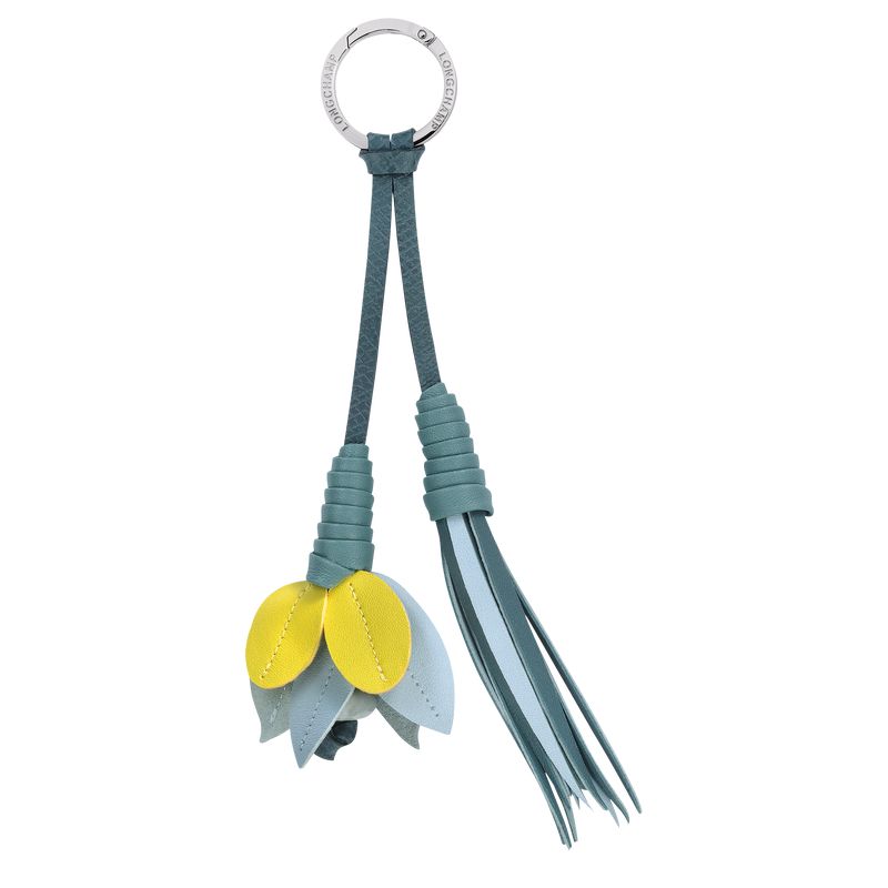 Blue / Yellow Longchamp Re-play Porte-clés Men Key Rings | Ksa-201XUAQJC